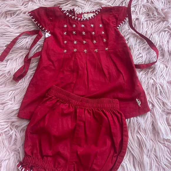 Well Dressed Wolf Red Kids Matching Set